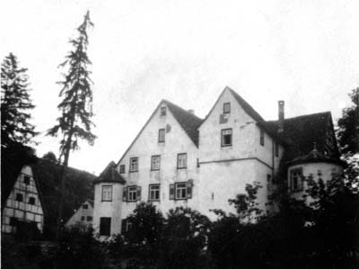 Das Schloss im Jahr 1922